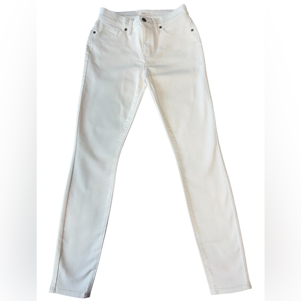 ✅ Vince Women's White 5 pocket Skinny Jeans size 27